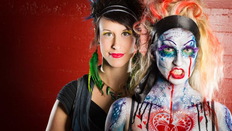 Zombie body paint artist Inspires others to contribute